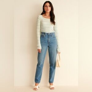 Madewell Straight Leg Relaxed Fit Dad Jean 90s Style
